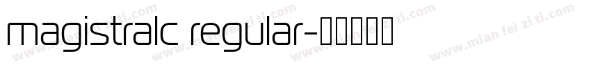 magistralc regular字体转换